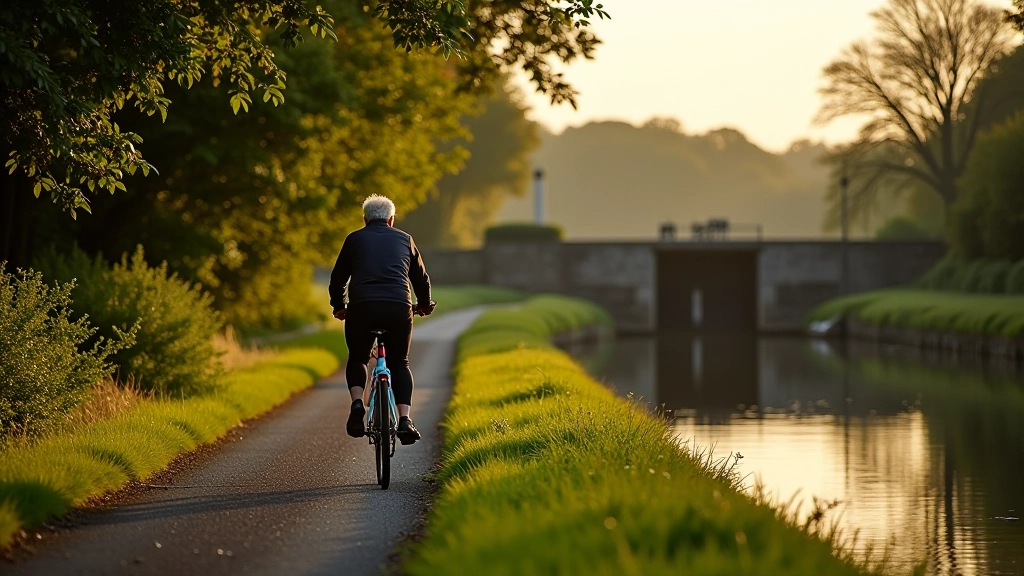Barrow Line towpath cycling route